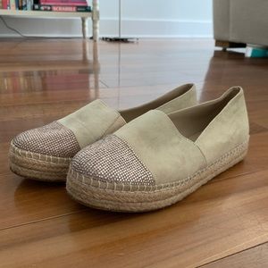 Steve Madden faux suede espadrilles